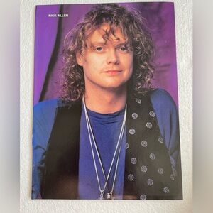 Def Leppard Rick Allen pinup
